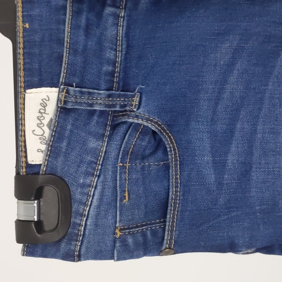 Lee Cooper Women's Jeans Size 12 Blue Denim Crop Skinny - Picture 5 of 14